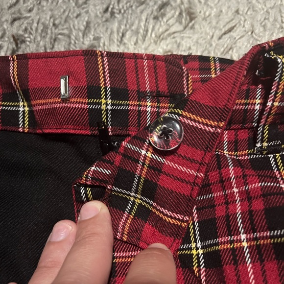 Hot Topic Black and Plaid Pants - Picture 3 of 3